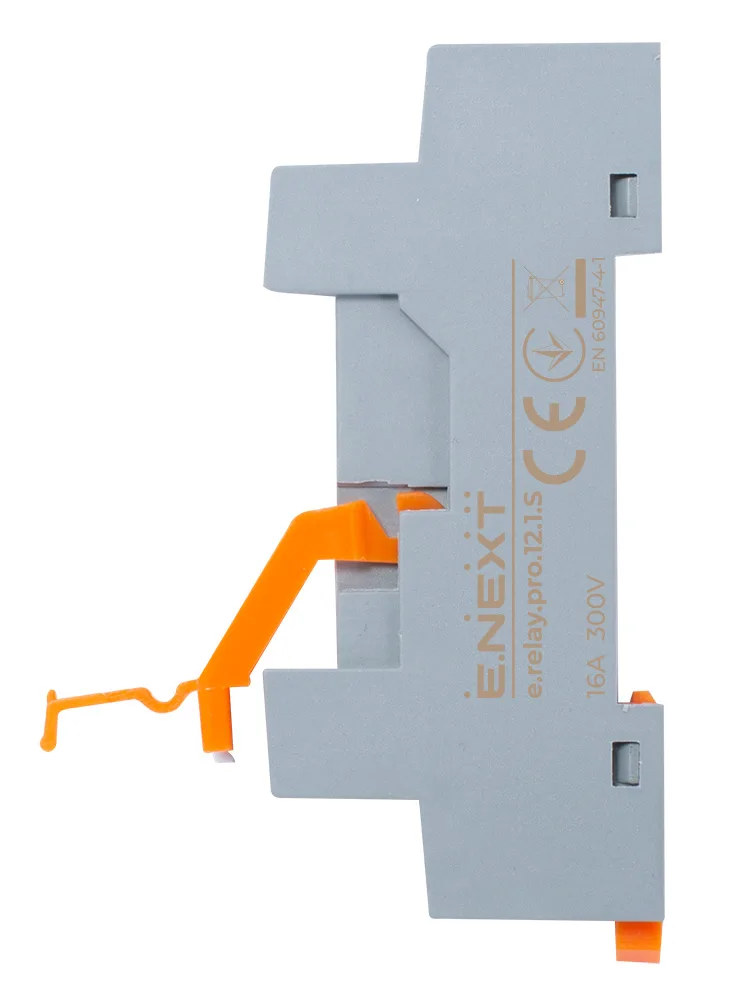 Разъём модульный e.relay.pro.12.1.S для промежуточного реле 12А на 1 группу контактов