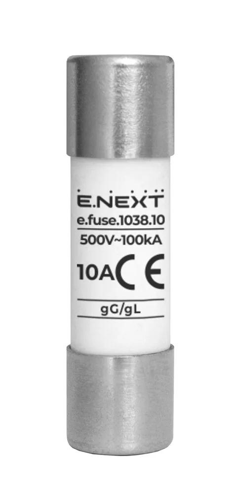 Предохранитель плавкий e.fuse.1038.10, типоразмер 10х38, 10А