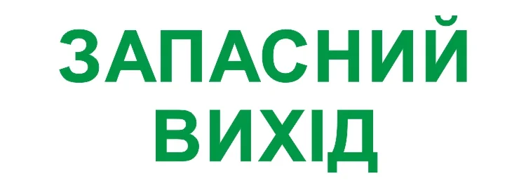 Пиктограмма "ЗАПАСНОЙ ВЫХОД" для аварийных светильников e.emergency.exit.280.100