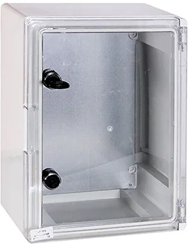 Корпус ударопрочный из АБС-пластика e.plbox.300.400.195.tr, 300х400х195мм, IP65 с прозрачными дверцами