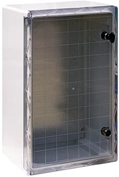Корпус удароміцний з АБС-пластика e.plbox.500.600.220.tr, 500х600х220мм, IP65 з прозорими дверцятами