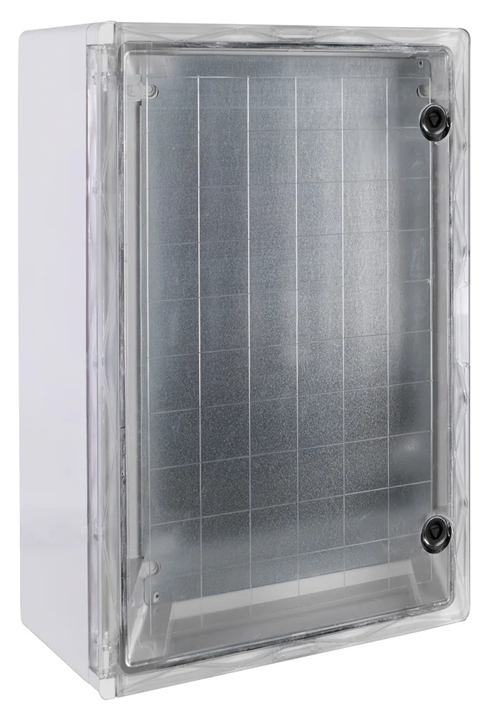 Корпус ударопрочный из АБС-пластика e.plbox.400.600.200.tr, 400х600х200мм, IP65 с прозрачными дверцами