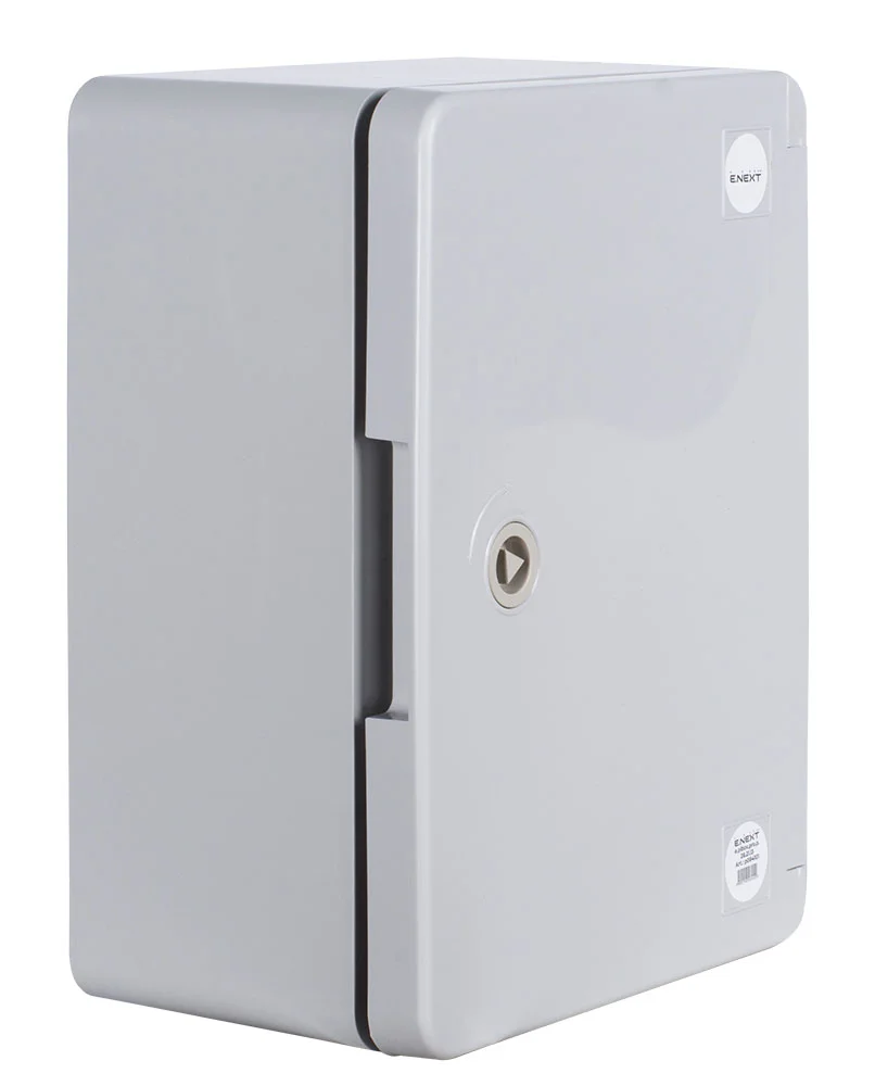 Корпус з ABS-пластику e.plbox.pro.p.33.25.14 з непрозорими дверцятами 330x250x140мм ІР65