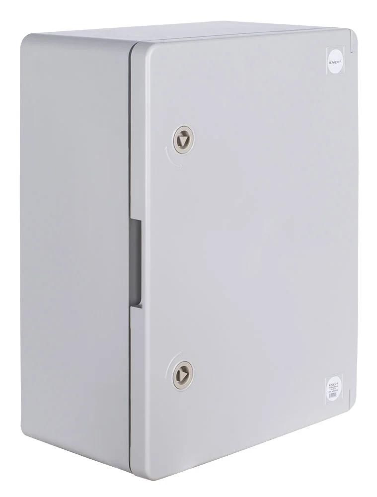Корпус из ABS-пластика e.plbox.pro.p.50.40.18 с непрозрачными дверцами 500x400x180мм ІР65