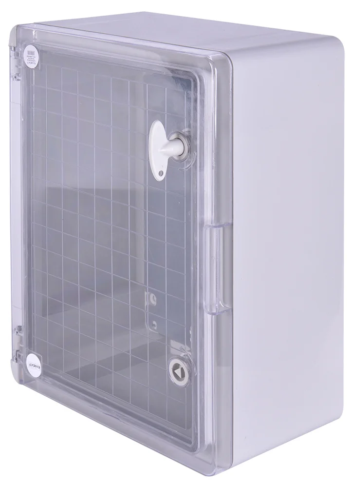 Корпус из ABS-пластика e.plbox.pro.p.40.30.17.tr с прозрачными дверцами 400x300x170мм ІР65