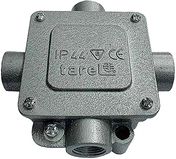 Коробка розподільча металева Р21/4, IP 44, 380 B, 5*10