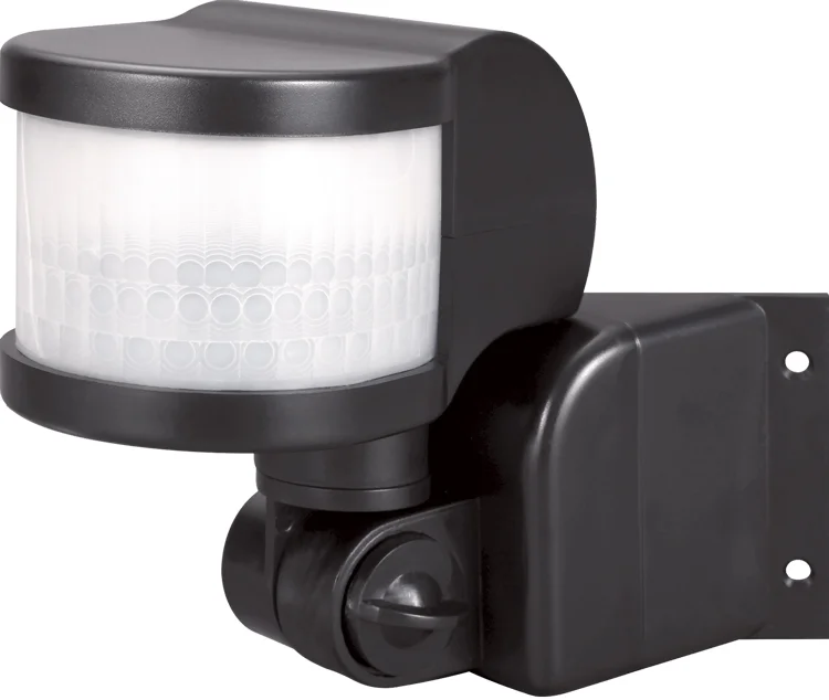 Датчик руху інфрачервоний e.sensor.pir.13.black(чорний)  270°, IP44
