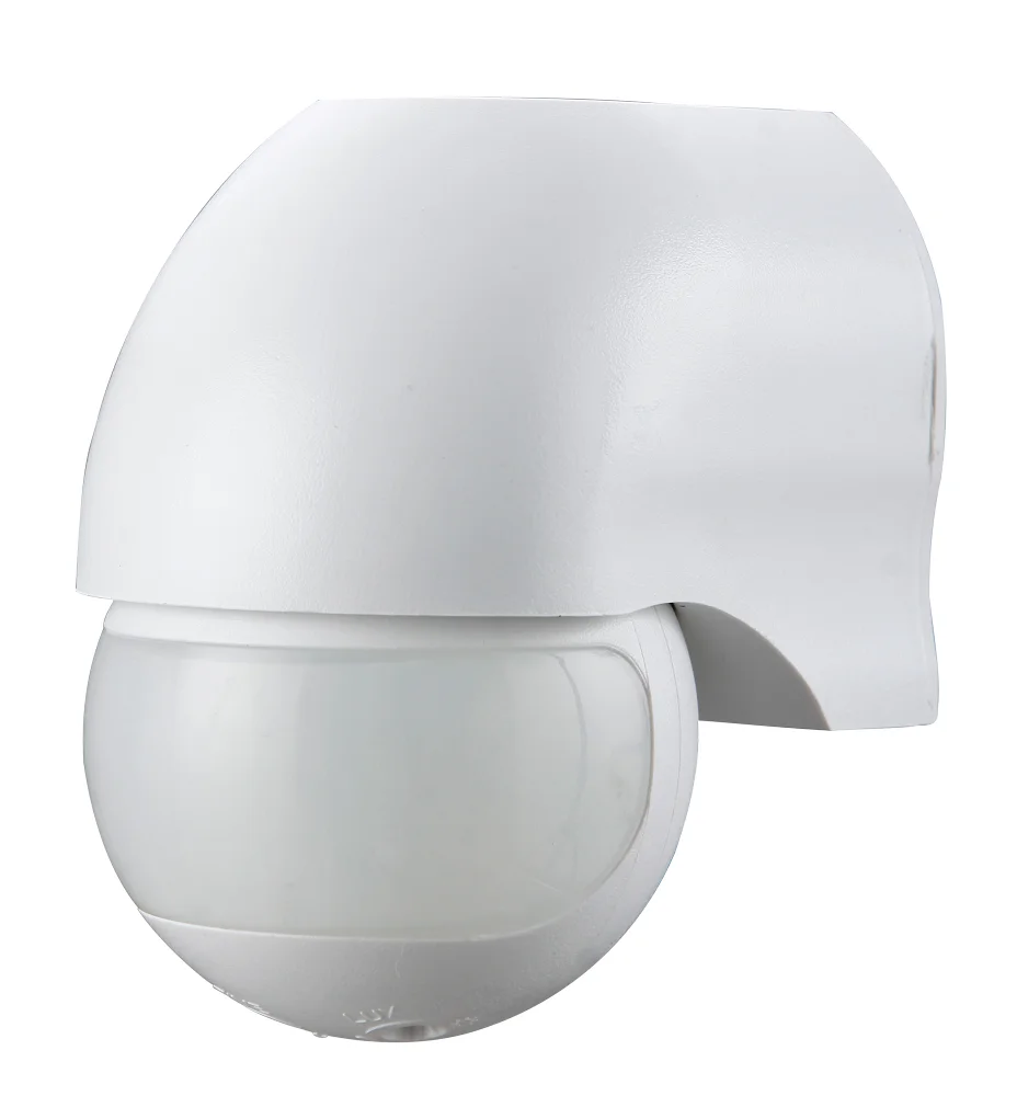 Датчик руху інфрачервоний e.sensor.pir.12.white(білий), 180°, IP44