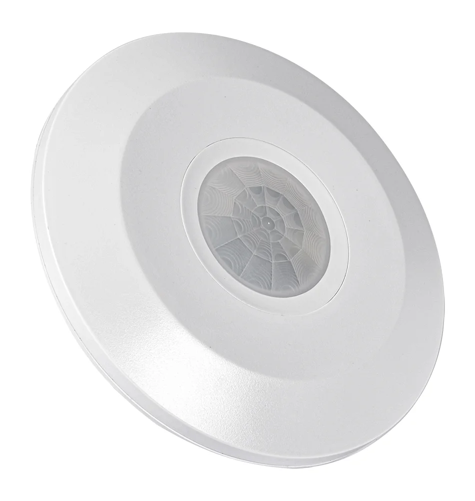 Датчик присутності інфрачервоний стельовий e.sensor.presence.pir.05.white(білий), 360°, IP20