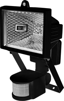 Прожектор галогенный e.halogen.move.150.black 150Вт чёрный с датчиком движения