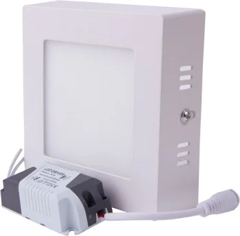 Светильник светодиодный накладной e.LED.MP.Square.S.6.4500. квадрат, 6Вт, 4500К, 420Лм