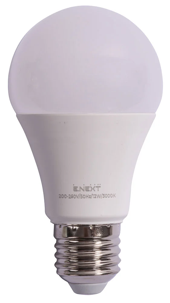 Лампа світлодіодна e.LED.lamp.A60.E27.12.3000, 12Вт, 3000К