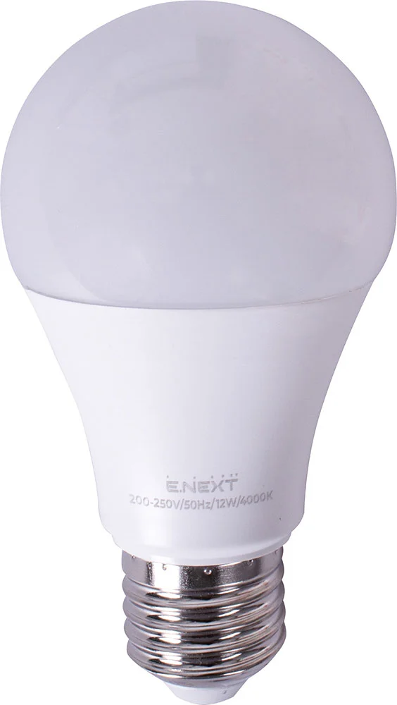 Лампа світлодіодна e.LED.lamp.A60.E27.12.4000, 12Вт, 4000К