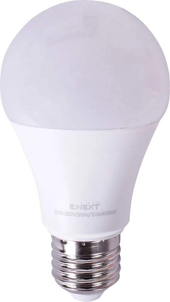 Лампа светодиодная e.LED.lamp.A60.E27.10.4000, 10Вт, 4000К