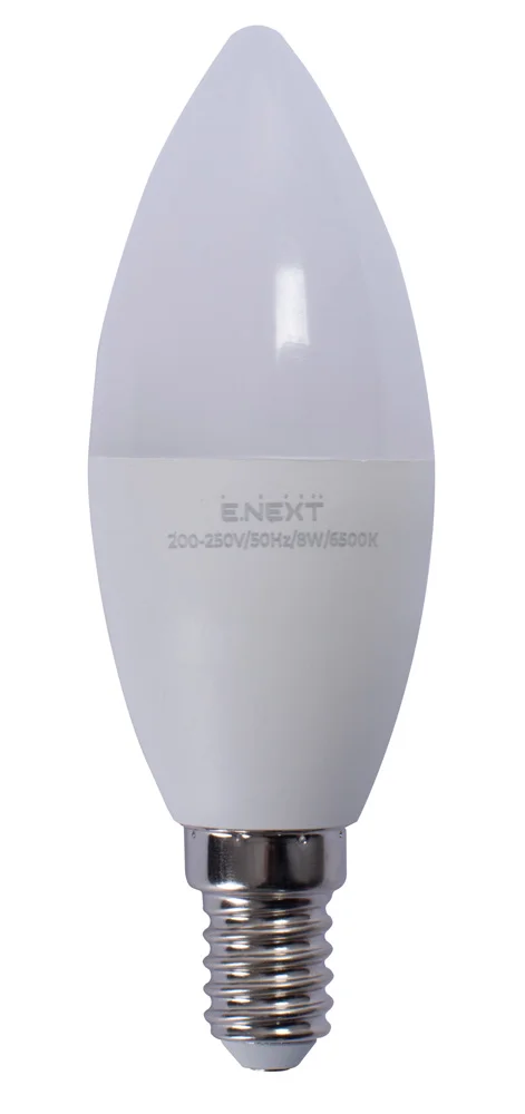 Лампа светодиодная e.LED.lamp.B35.E14.8.6500