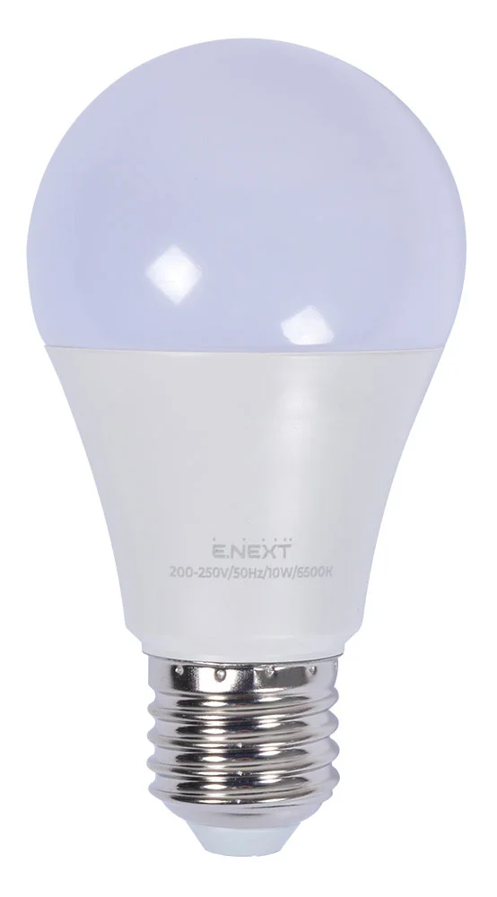 Лампа светодиодная e.LED.lamp.stand.A60.E27.10.6500, 10Вт, 6500К 110лм/Вт