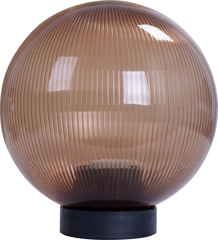 Светильник e.street.light.200.bronze.pr.ua типу "Куля" бронза призма, Е27