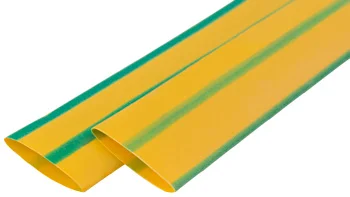 Термоусаживаемая трубка e.termo.stand.1.0,5.yellow-green, 1/0,5, 1м, жовто-зелёная