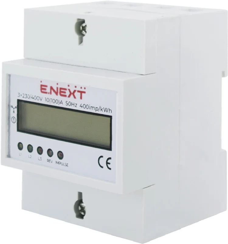 Счётчик трёхфазный e.control.w05 10(100)А электронный класс 1.0 (некомм)
