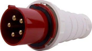 Силовая вилка переносная e.plug.pro.5.125, 5п., 380В, IP 67, 125А (045)