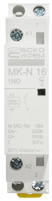 Контактор модульний MK-N 1P 16А 1NO 220В АСКО-УКРЕМ