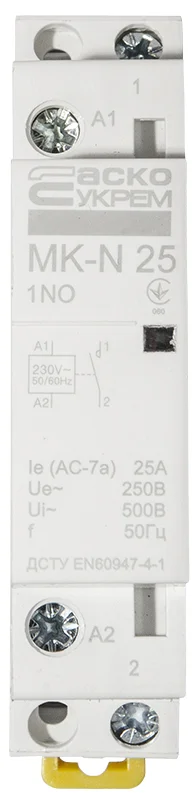 Контактор модульний MK-N 1P 25А 1NO 220В АСКО-УКРЕМ