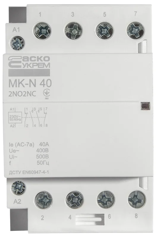 Контактор модульный MK-N 4P 40А 2NO2NC 220В АСКО-УКРЕМ