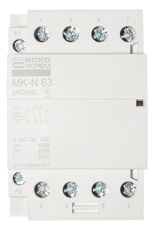 Контактор модульный MK-N 4P 63А 2NO2NC 220В АСКО-УКРЕМ