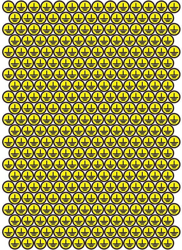 Наклейки "Знак «Заземление»"