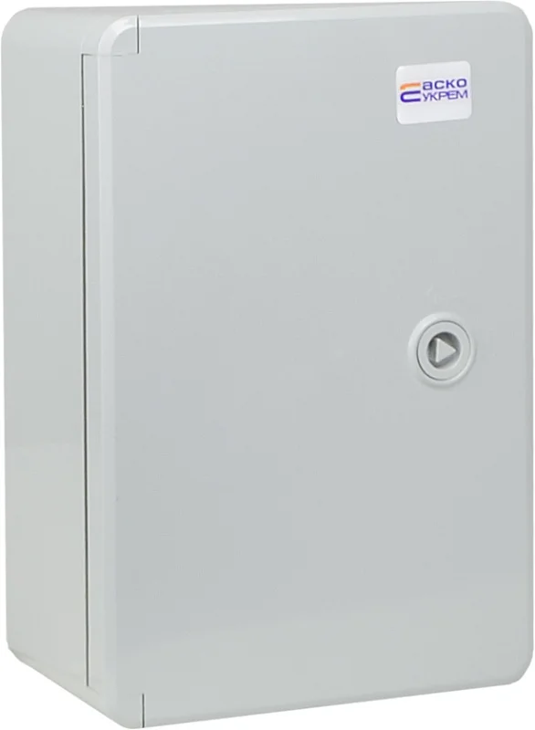Корпус UBox АСКО-УКРЕМ 300×200×130 мм, непрозорі дверцята, IP65