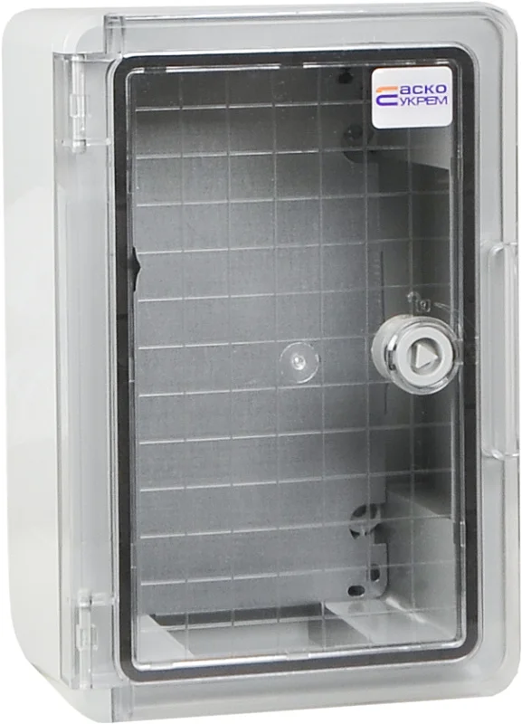 Корпус UBox АСКО-УКРЕМ 300×200×130 мм, прозрачные двери, IP65