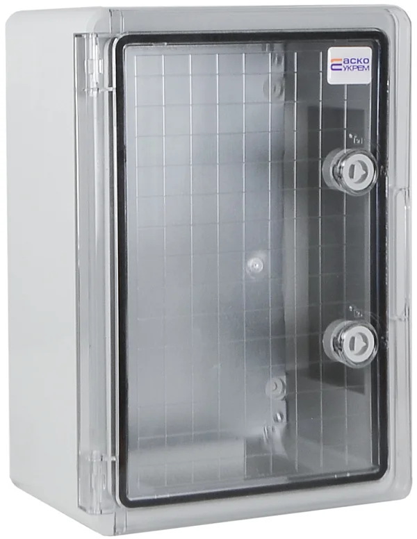 Корпус UBox АСКО-УКРЕМ 350×250×150 мм, прозрачные двери, IP65