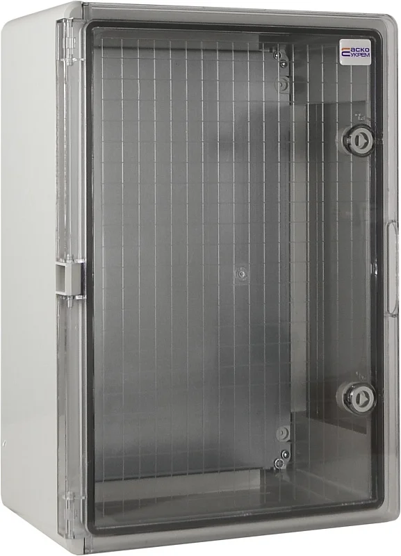 Корпус UBox АСКО-УКРЕМ 400×300×170 мм, прозрачные двери, IP65