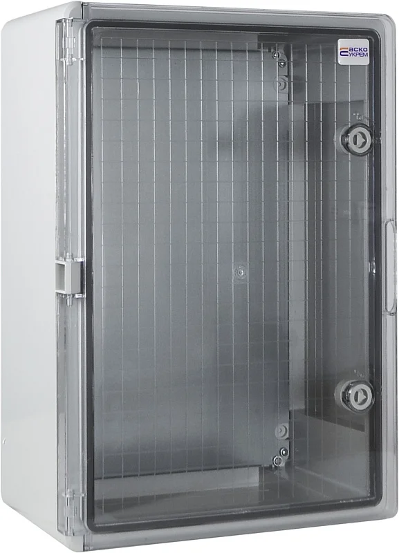 Корпус UBox АСКО-УКРЕМ 500×350×190 мм, прозрачные двери, IP65