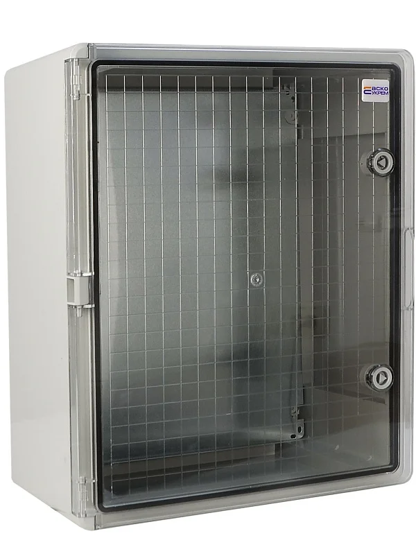 Корпус UBox АСКО-УКРЕМ 500×400×180 мм, прозрачные двери, IP65