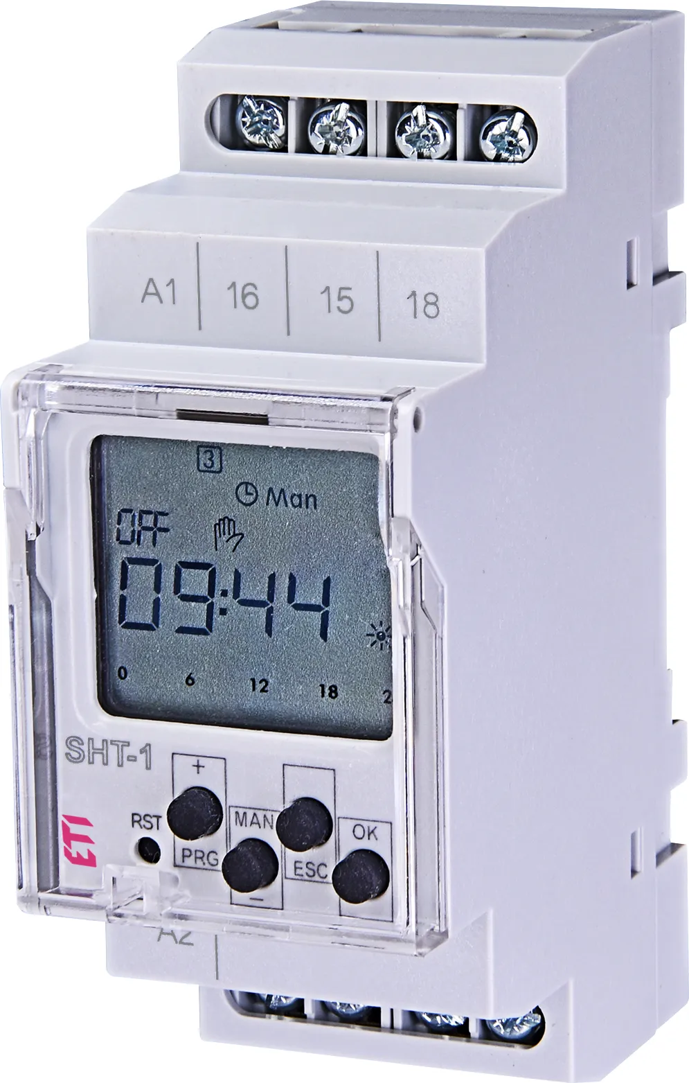 Програмоване цифрове реле часу SHT-1 230V/AC 16А, ETI (Словенія)