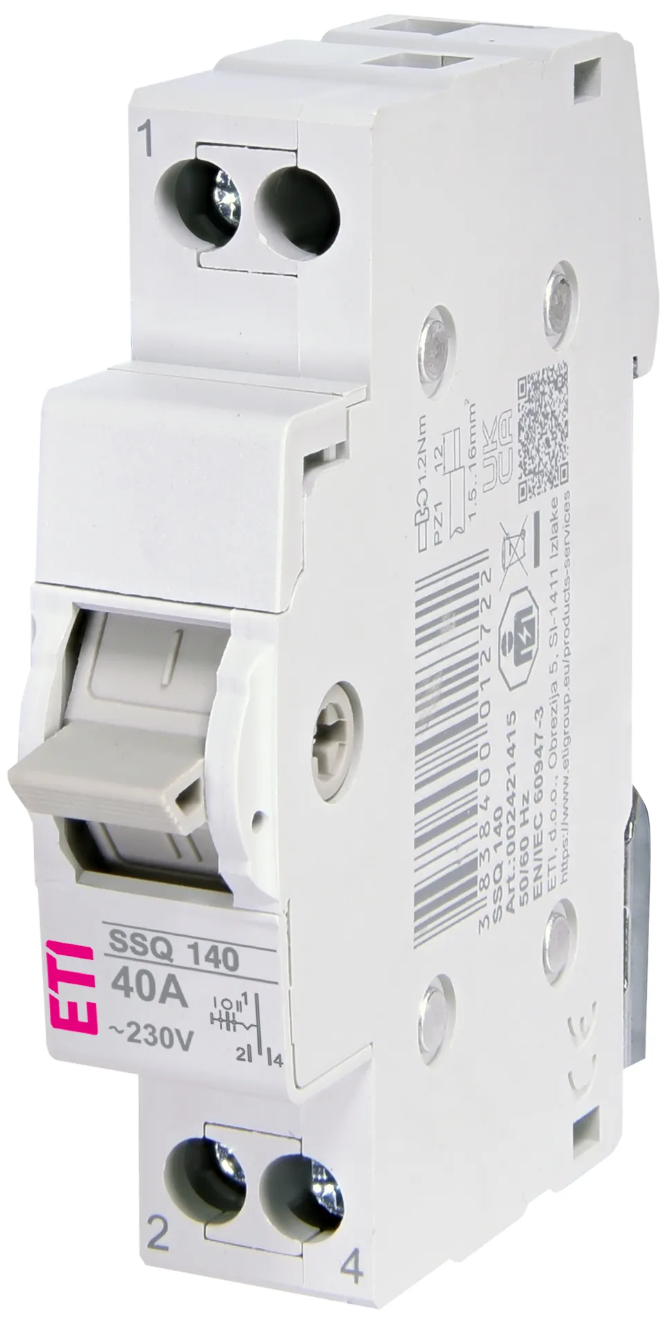 ETI SSQ 140 1P 40А