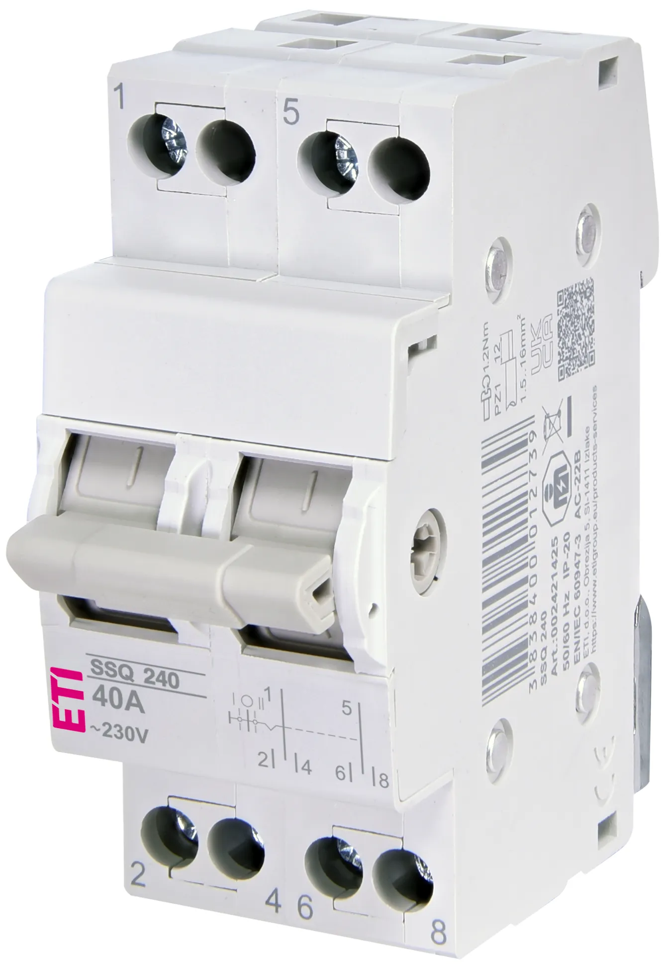 ETI SSQ 240 2P 40А
