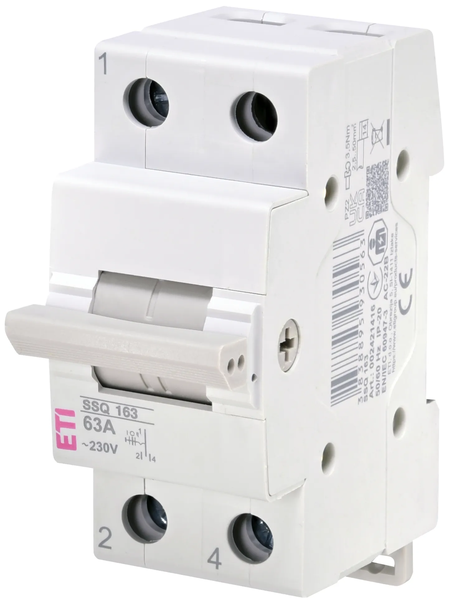 ETI SSQ 163 1P 63А
