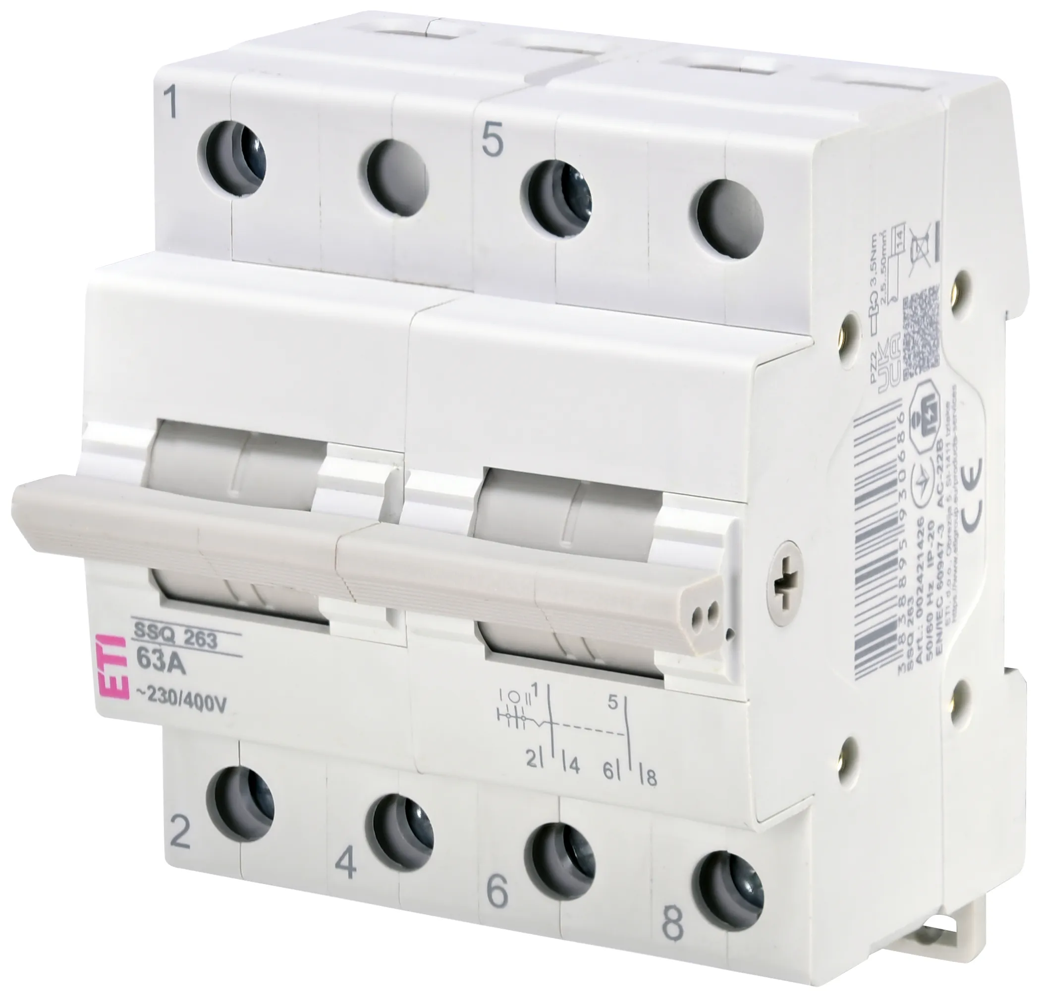 ETI SSQ 263 2P 63А