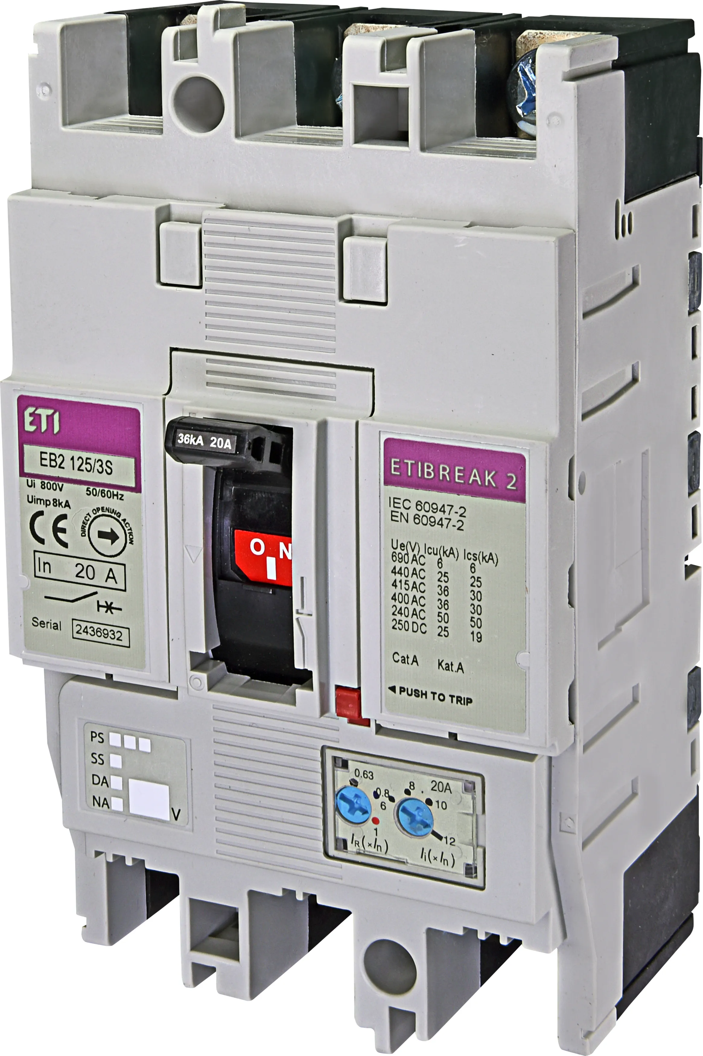 ETI EB2 125/3S 20A