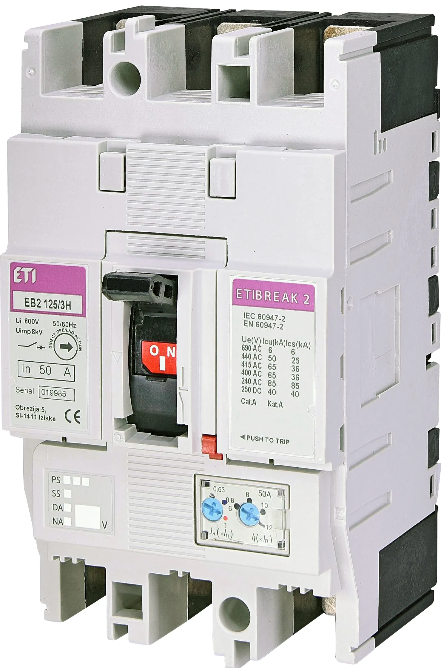 ETI EB2 125/3H 50A