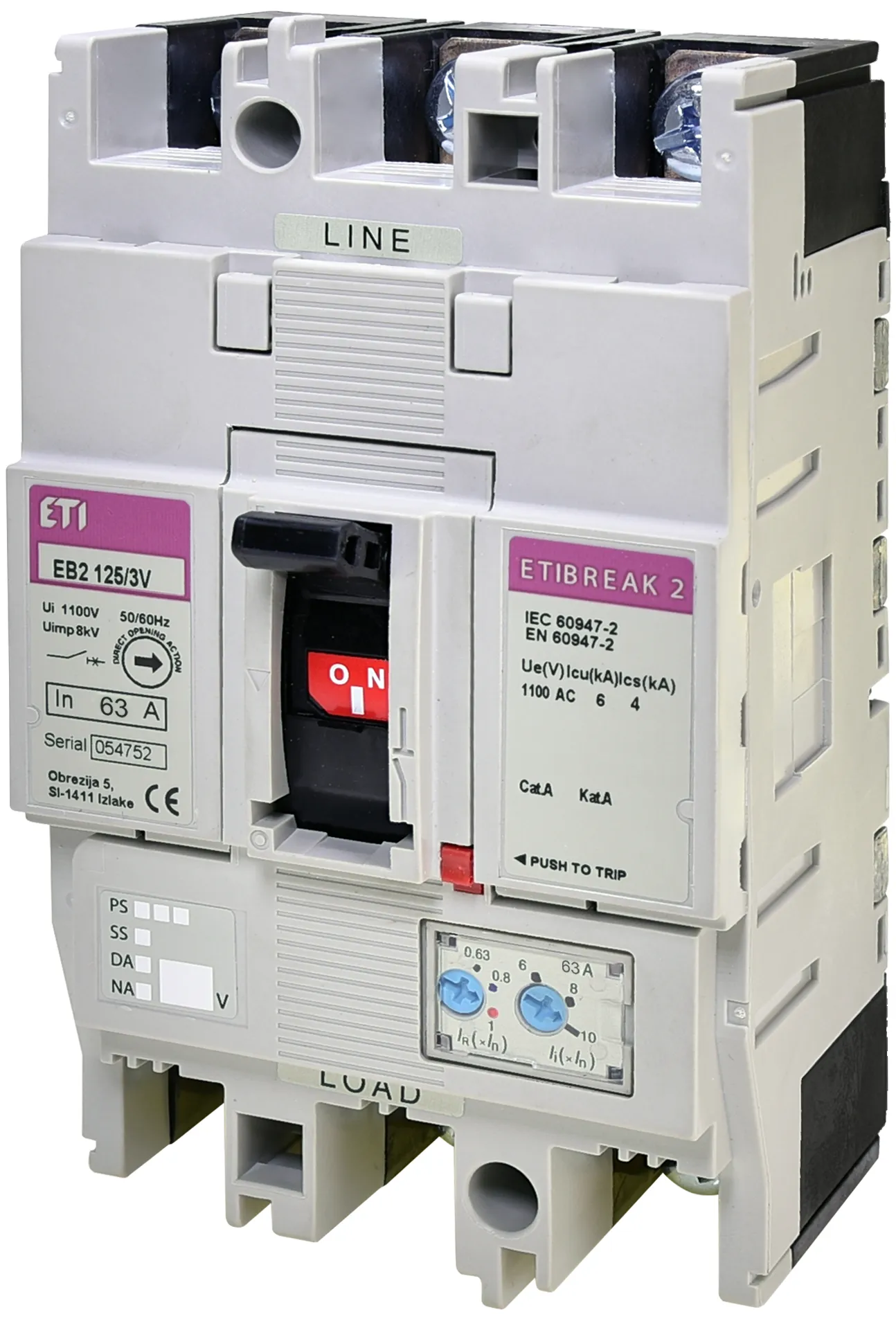 ETI EB2 125/3V 63A