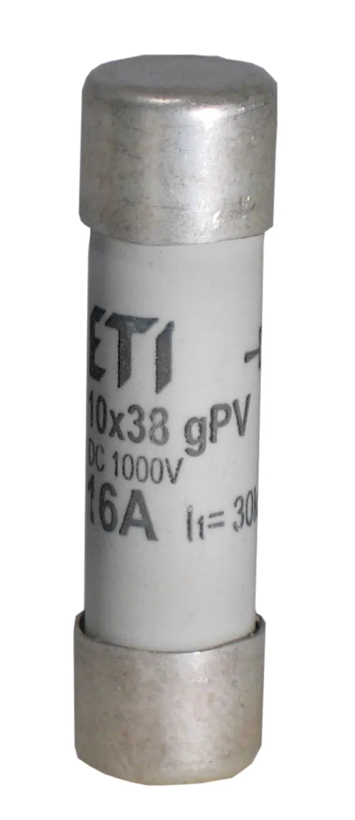 Запобіжник циліндричний CH10x38 gPV 1A 1000V DC ETI 2625138