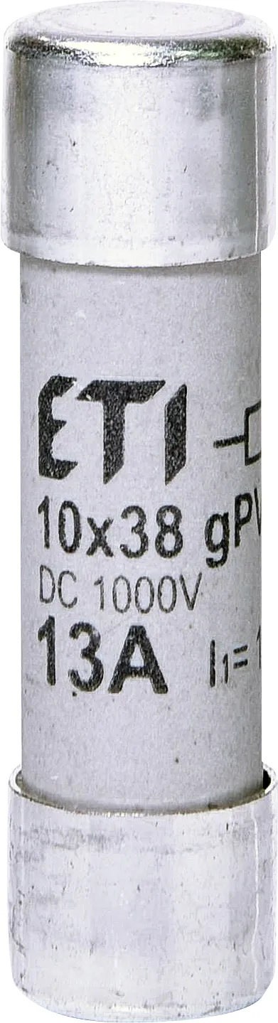 Запобіжник циліндричний CH10x38 gPV 13A 1000V DC ETI 2625137