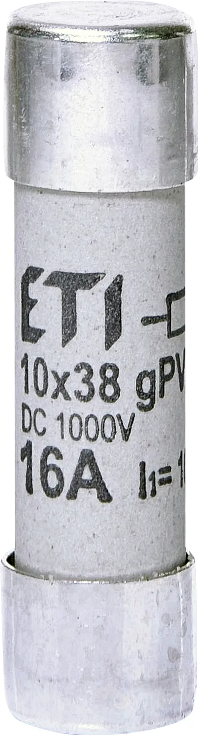 Запобіжник циліндричний CH10x38 gPV 16A 1000V DC ETI 2625107