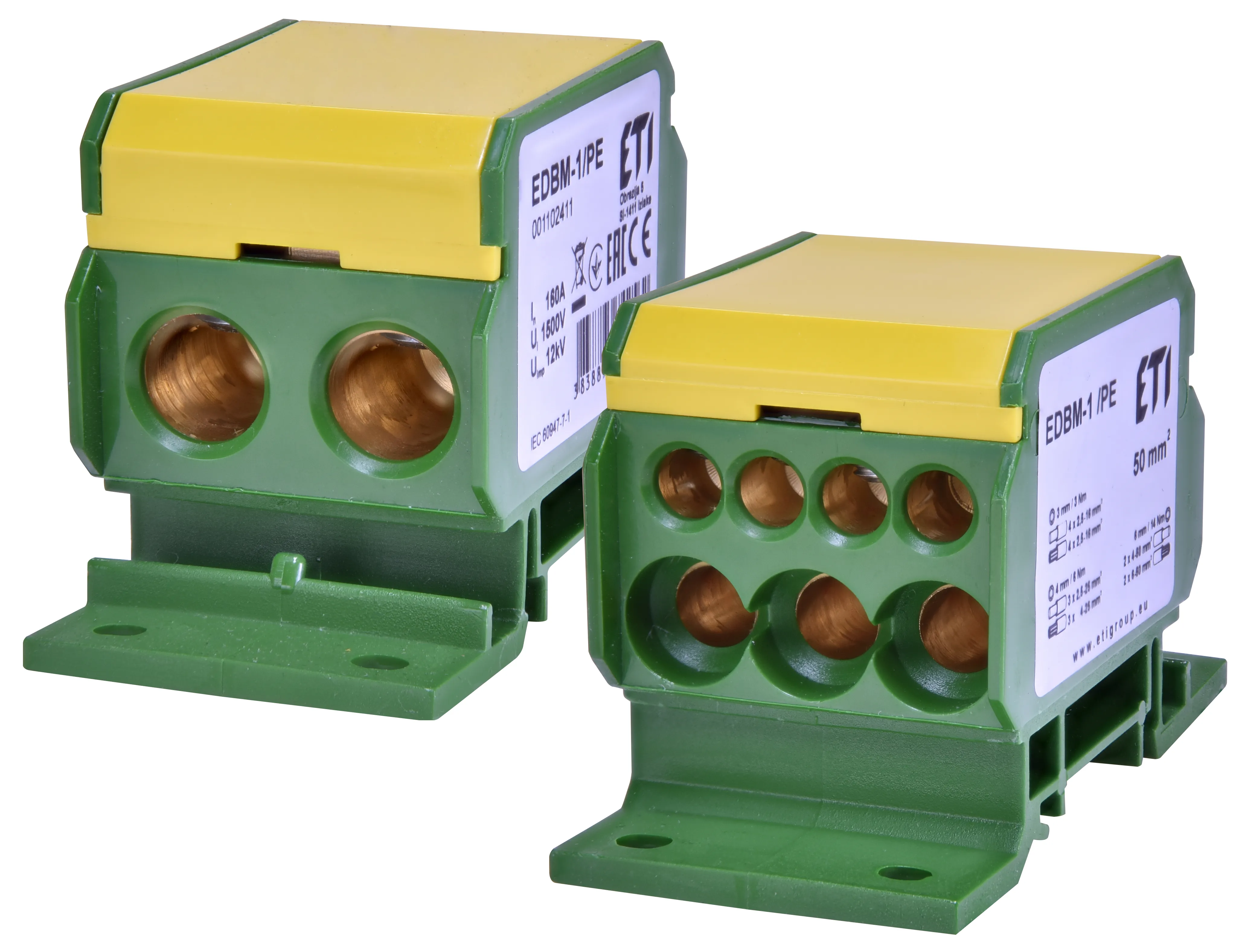 Блок распределительный ETI EDBM-1/PE (160А)