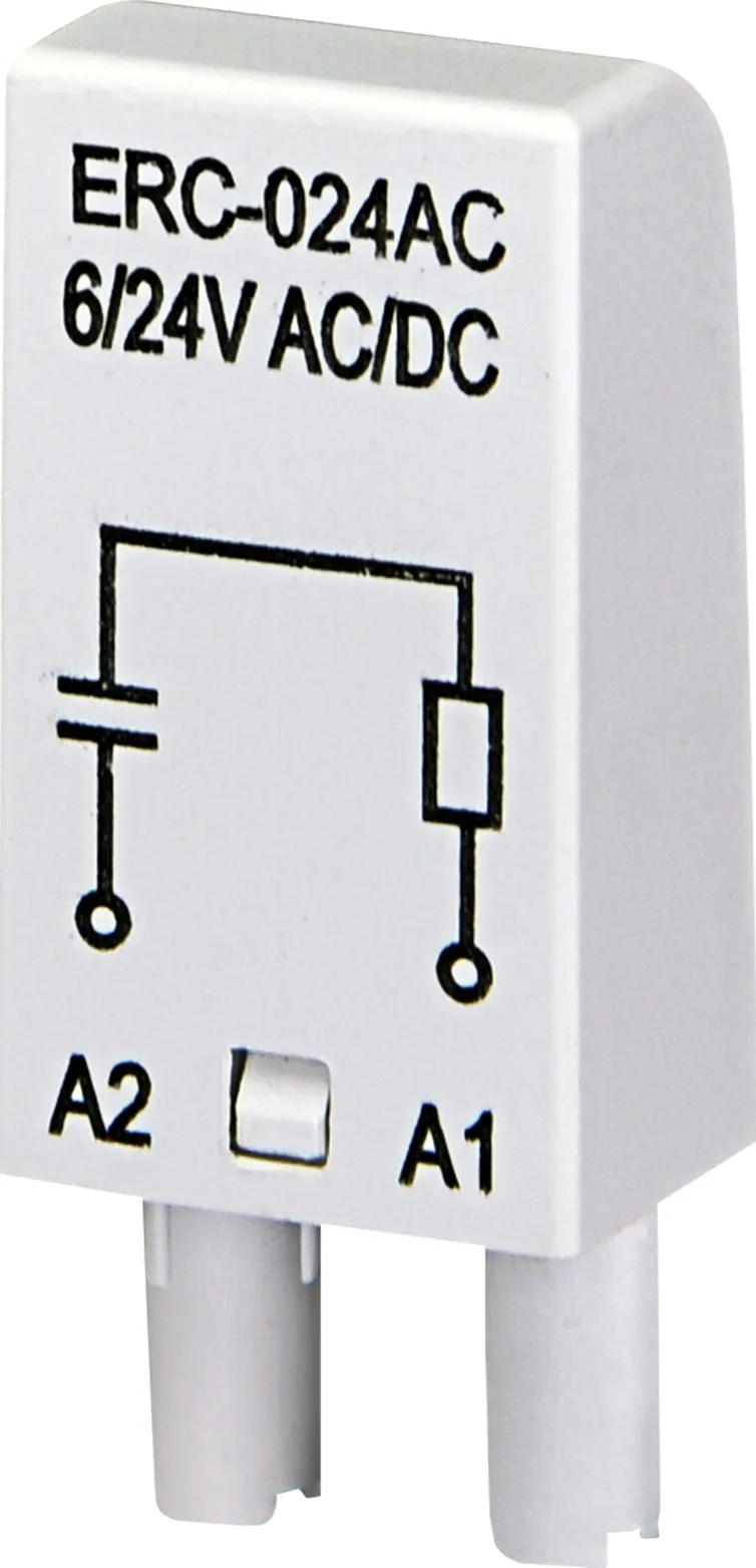 Модуль ETI ERC-024AC (RC-защита катушки, Uc до 24В AC)