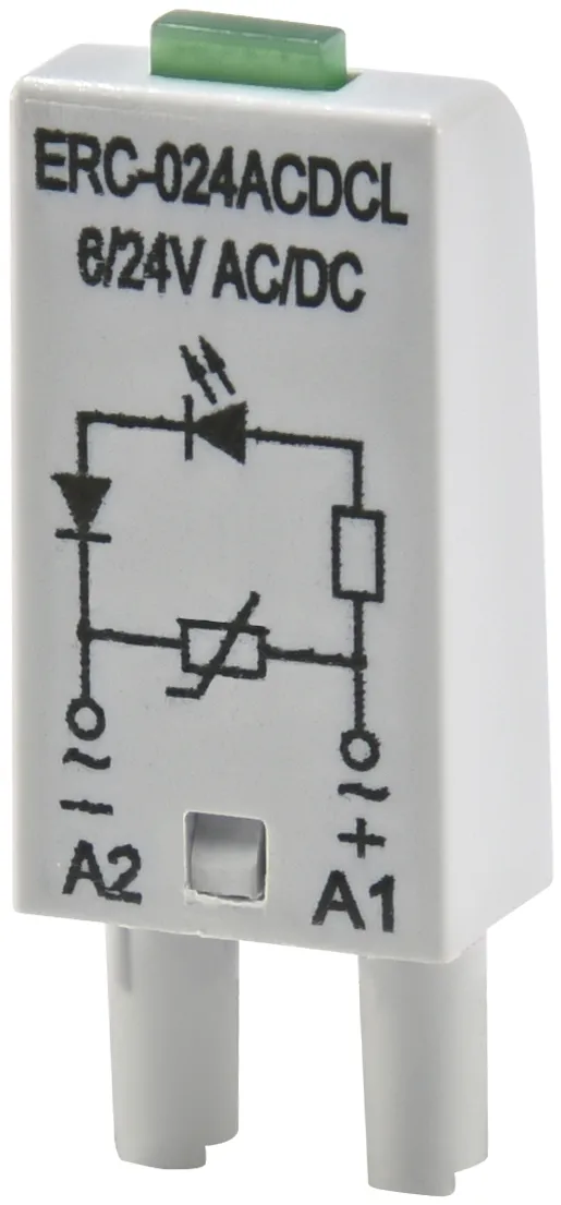 Модуль ETI ERC-024ACDCL (RC-защита + LED, Uc до 24В AC/DC)