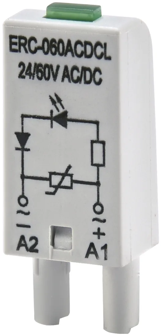 Модуль ETI ERC-060ACDCL (RC-защита + LED, Uc 24–60В AC/DC)